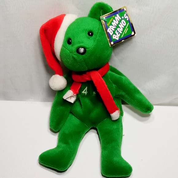 1998 Salvino's Bamm Beano #24 Ken Griffey Jr Premium Christmas Bear - Picture 3 of 6